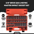 thumbnail image 2 of NEIKO 3/8-Inch-Drive Impact Socket Set, 2 of 6