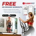 thumbnail image 2 of Sunny Health & Fitness Performance Interactive Series Elliptical, 2 of 6