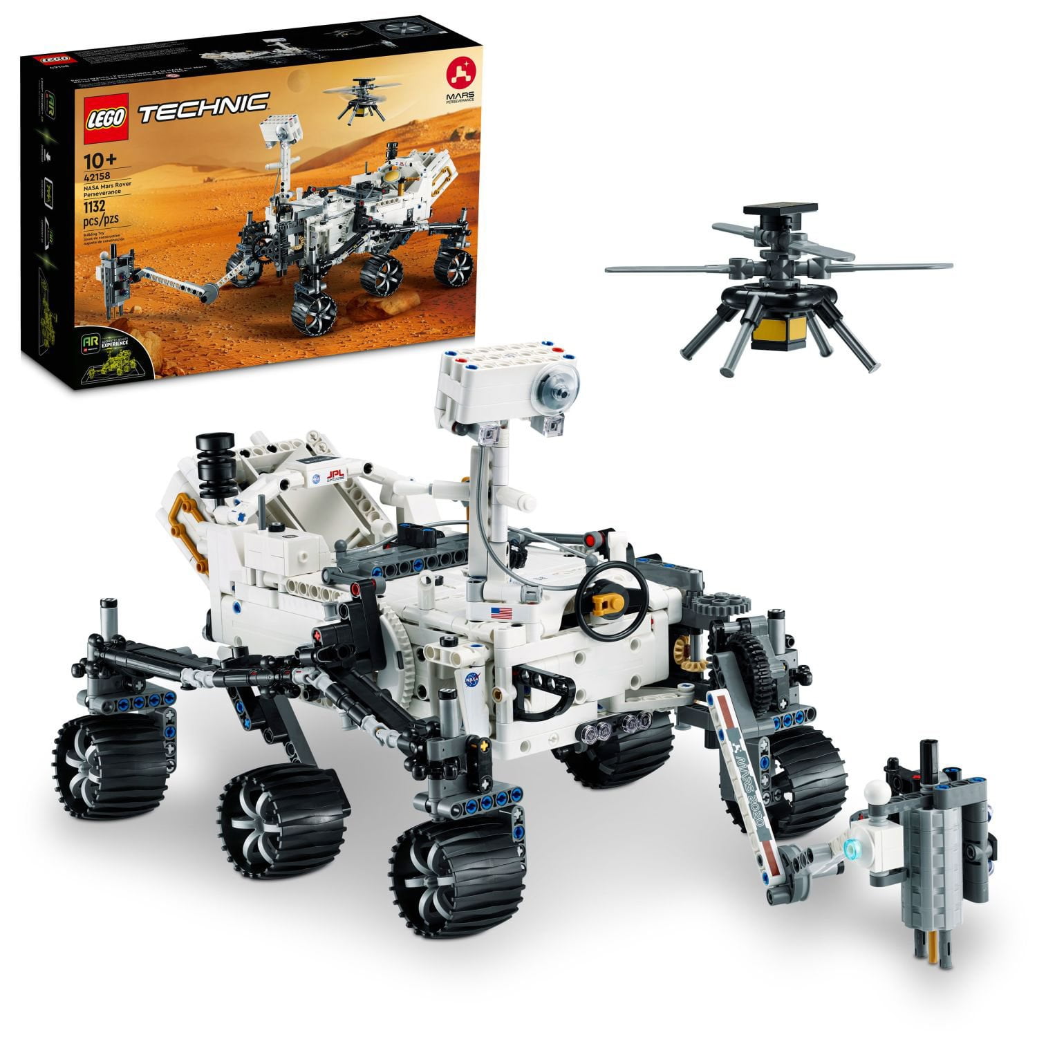 LEGO Technic NASA Mars Rover Perseverance Building Set Toy, 1132