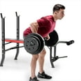 thumbnail image 2 of Marcy Pro Standard Weight Bench with 100 lb. Weight Set, 2 of 6