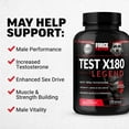 thumbnail image 4 of Force Factor Test X180 Legend Testosterone Booster Capsules 120 ct., 4 of 4
