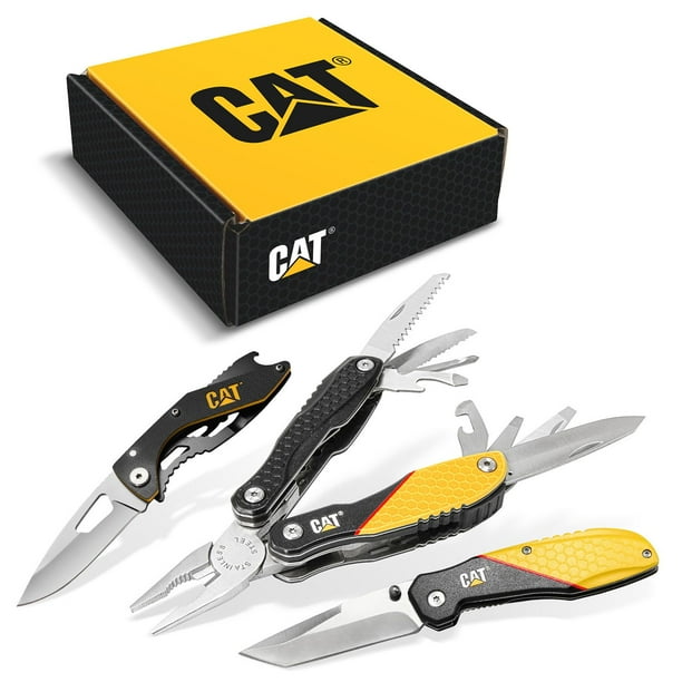 CAT三台セット CAT® 3 Piece 13-in-1 Multi-Tool and Pocket Knives Gift Box Set