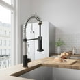 thumbnail image 11 of VIGO Edison Pull-Down Spray Kitchen Faucet (Stainless Steel/Matte Black), 11 of 13