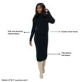thumbnail image 4 of Edited by Remi Bader Women's Ribbed Sweater Skirt, 4 of 9