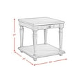 thumbnail image 2 of Society Den Royale End Table with USB, 2 of 7