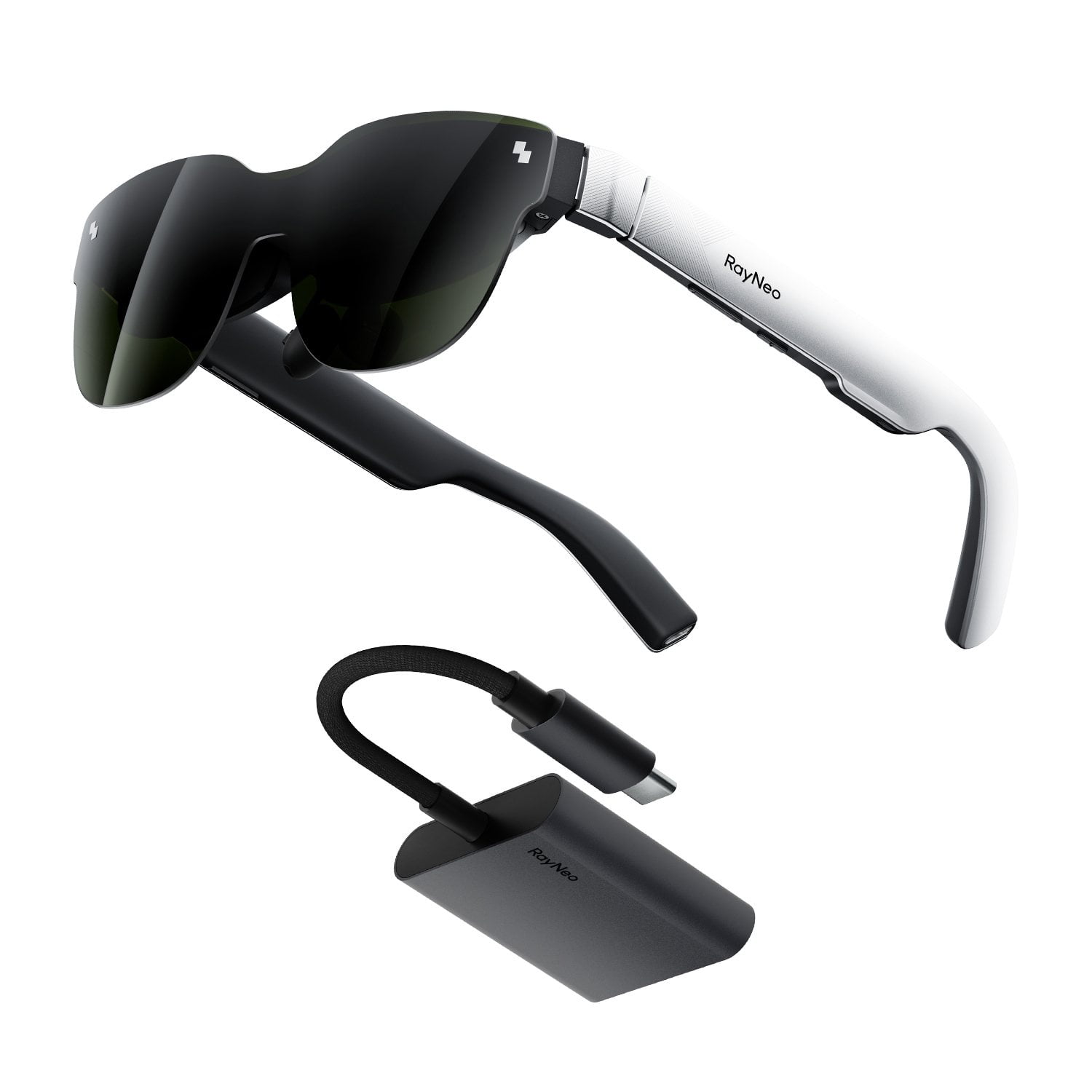 RayNeo Air 3s AR/XR Smart Glasses + bonus USB-C Charging Adapter