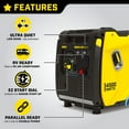 thumbnail image 4 of Champion 4500-Watt Electric Start Remote Portable Inverter Generator with Quiet Technology and CO Shield - Gas Only, 4 of 10