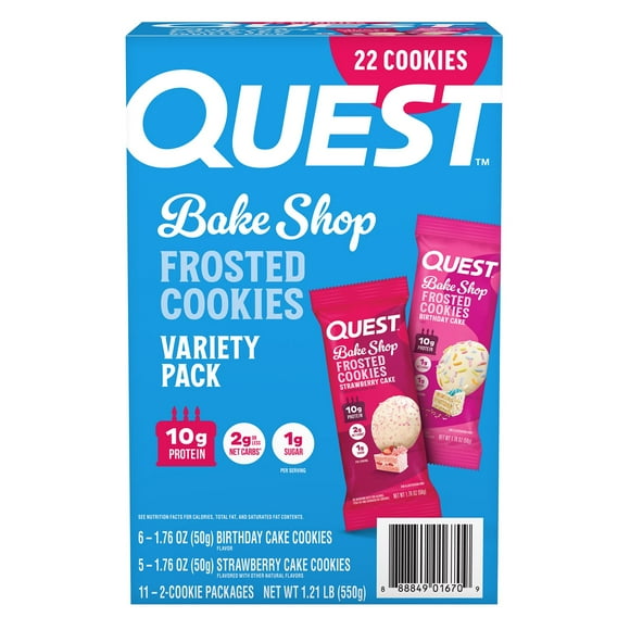 Quest Cookie Variety Pack, 1.76 oz., 11 pk.