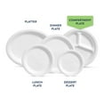 thumbnail image 4 of Chinet Classic Compartment Paper Plate, 10.38", 165 ct., 4 of 10