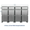 thumbnail image 2 of Seville Classics UltraHD 8-Piece Rolling Steel Garage Storage Cabinet With Stacker Set, 12 Feet Wide, 2 of 16