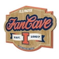 thumbnail image 1 of YouTheFan Illinois Fighting Illini 17"x12.5" 3D Multi-Layered Fan Cave Sign, 1 of 5