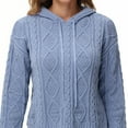 thumbnail image 4 of 525 Women's 2-Piece Hoodie and Short Pajama Set, 4 of 8