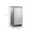thumbnail image 2 of Scotsman Undercounter Ice Machine, Gourmet Cube Pump Drain, 65 lbs., 2 of 6