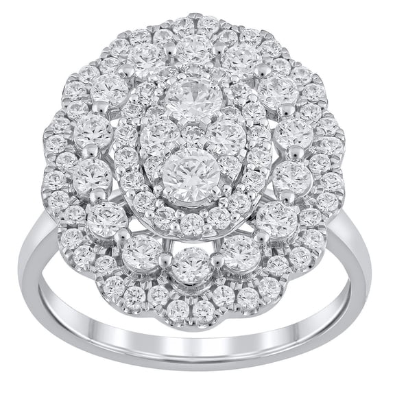 1.46 CT.T.W. Round Cut Diamond Ring in 14K Gold