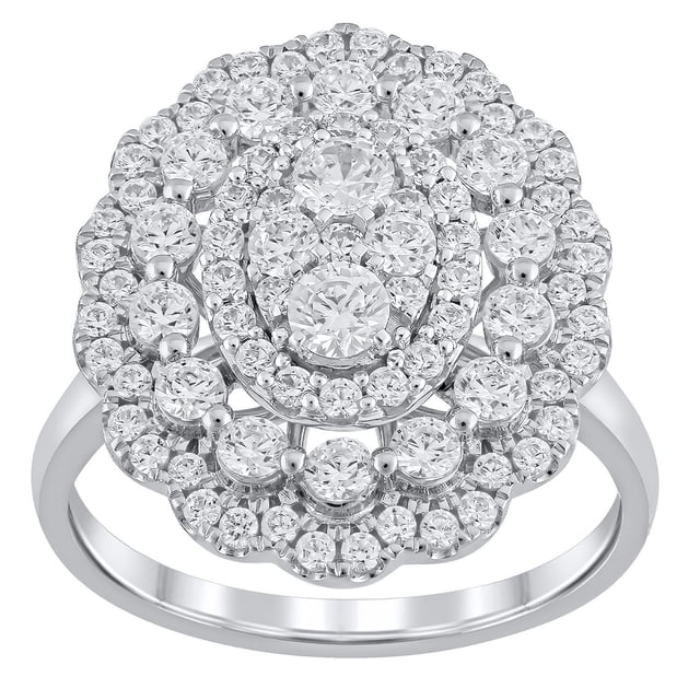1.46 CT.T.W. Round Cut Diamond Ring in 14K Gold