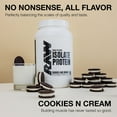 thumbnail image 4 of RAW Nutrition 26g Whey Isolate Protein Powder, Cookies and Cream, 1.97 lbs., 4 of 7