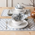 thumbnail image 9 of Over&Back 100% Cotton Hand-Blocked Placemats, Set of 4, 9 of 9
