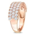 thumbnail image 4 of 1.68 CT. T.W. Diamond Triple-Row Semi-Eternity Band in 14K Gold, 4 of 9