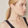 thumbnail image 2 of 1.00 CT. T.W. Diamond Earrings in 14K White Gold, 2 of 4