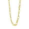 thumbnail image 2 of Polished Inter-Locked Oval Link Necklace in 14K Yellow Gold, 2 of 7