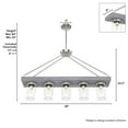 thumbnail image 6 of Hunter Devon Park with Clear Glass Chandelier Ceiling Light Fixture, 6 of 10