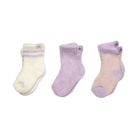 Barefoot Dreams Baby 3-Pack CozyChic Lite Sock