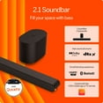 thumbnail image 2 of VIZIO 2.1 Soundbar with Dolby Atmos and DTS:X, QuickFit® Compatible, 2 of 12