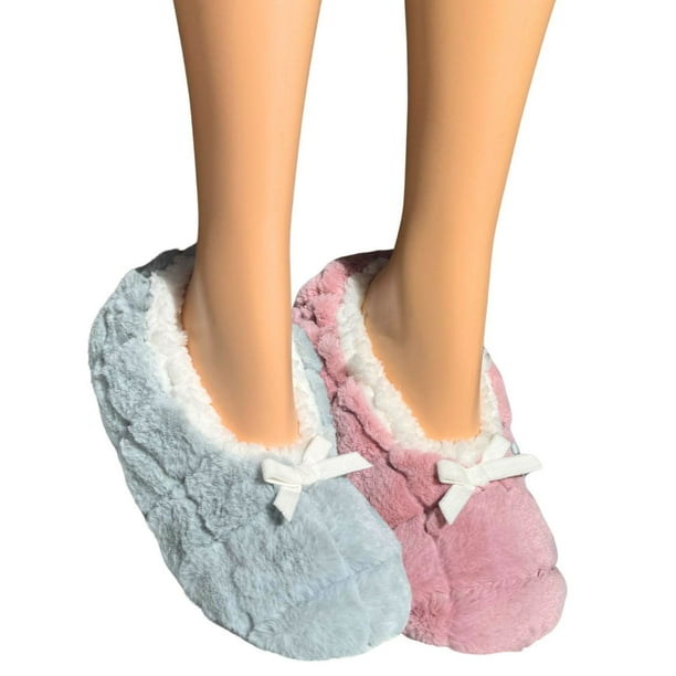 Brookstone Women's 2-Pack Cozy Slipper Sock