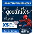 thumbnail image 1 of Goodnites Nighttime Bedwetting Underwear for Boys, Sizes Extra Small - Extra Extra Large, 1 of 2