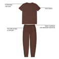 thumbnail image 10 of Dreammark Men's 2-Piece Jogger Pajama Set, 10 of 11