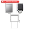 thumbnail image 4 of LG FlushFit, Top Control Dishwasher, Smart Wi-Fi W/ Remote Start, 3rd Rack, 4 of 17