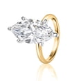 thumbnail image 2 of Lab Created Marquise Cut Solitaire Diamond Ring, 2 of 6