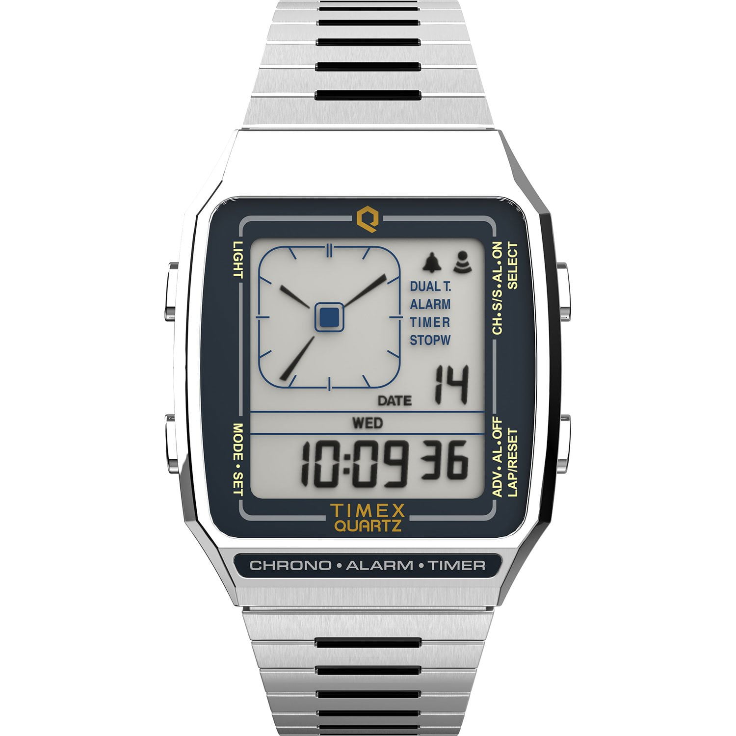 Q Timex Reissue Digital LCA Bracelet Watch, 32.5mm - Samsclub.com