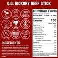 thumbnail image 2 of Righteous Felon Craft Jerky Hickory Beef Sticks, 1 oz., 10 pk., 2 of 9