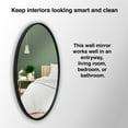 thumbnail image 4 of Jill Zarin 36" Elegant Round Metal Wall Mirror, Assorted Colors, 4 of 6