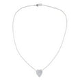 thumbnail image 2 of Gucci Trademark Heart Pendant Necklace in Sterling Silver, 2 of 4