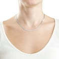 thumbnail image 4 of Italian Sterling Silver Herringbone Chain Necklace, 4 of 8