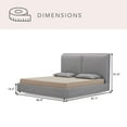 thumbnail image 3 of details by Becki Owens Harper Upholstered Bed Frame, Assorted Colors & Sizes, 3 of 13