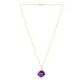 thumbnail image 3 of Solitaire Gemstone Pendant Necklace in 14K Gold, 3 of 6