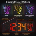 thumbnail image 5 of R.G.Bright LED Wall Clock with Outdoor Temperature and Under Glow, 5 of 9