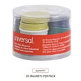 thumbnail image 5 of Universal Assorted Magnets, 3/4" Dai, 1 1/4" Dia, 1 1/2" Dia, Asst Colors, 30/Pack, 5 of 9