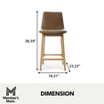 thumbnail image 3 of Member's Mark Faux Leather Counter Stool, 3 of 9