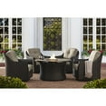 thumbnail image 1 of Member's Mark Heritage Fire Pit Chat Set with Sunbrella Fabric, 5pc, 1 of 6