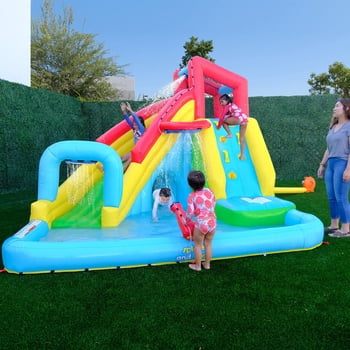 My 1st Water Slide Splash and Slide with Tunnel and Water Arch