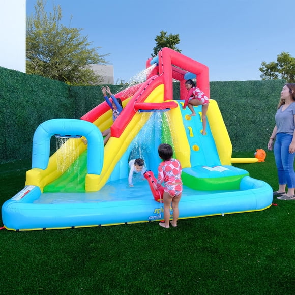 My 1st Water Slide Splash and Slide with Tunnel and Water Arch