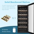 thumbnail image 8 of Lanbo 20 Inch 69 Bottle Freestanding Single Zone Wine Cooler, 8 of 13
