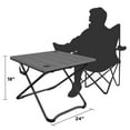 thumbnail image 8 of Cosco 24" Square Folding Camping Table, Gray Resin and Steel Frame, 8 of 9