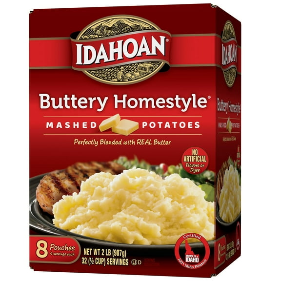 Idahoan Buttery Homestyle Mashed Potatoes 8 pk.