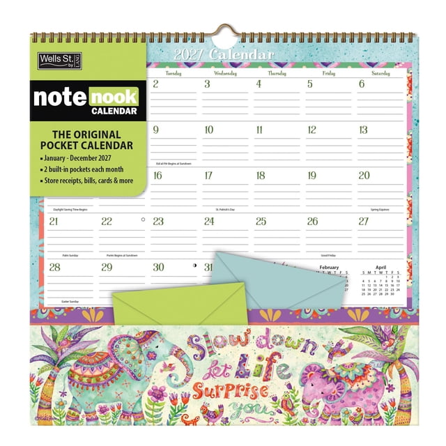 2027 Simple Inspirations Note Nook Calendar by Debi Hron