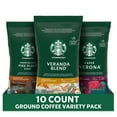 thumbnail image 1 of Starbucks Ground Coffee Variety Pack, 2.5 oz., 10 packets, 1 of 8